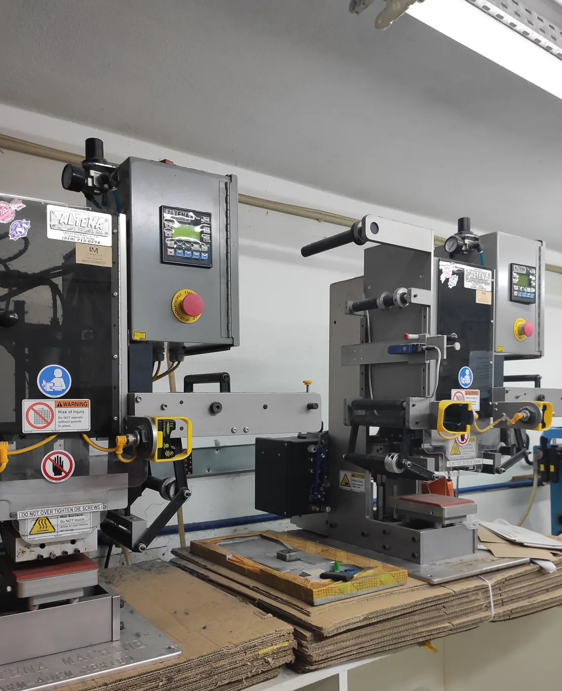 Transfer presses